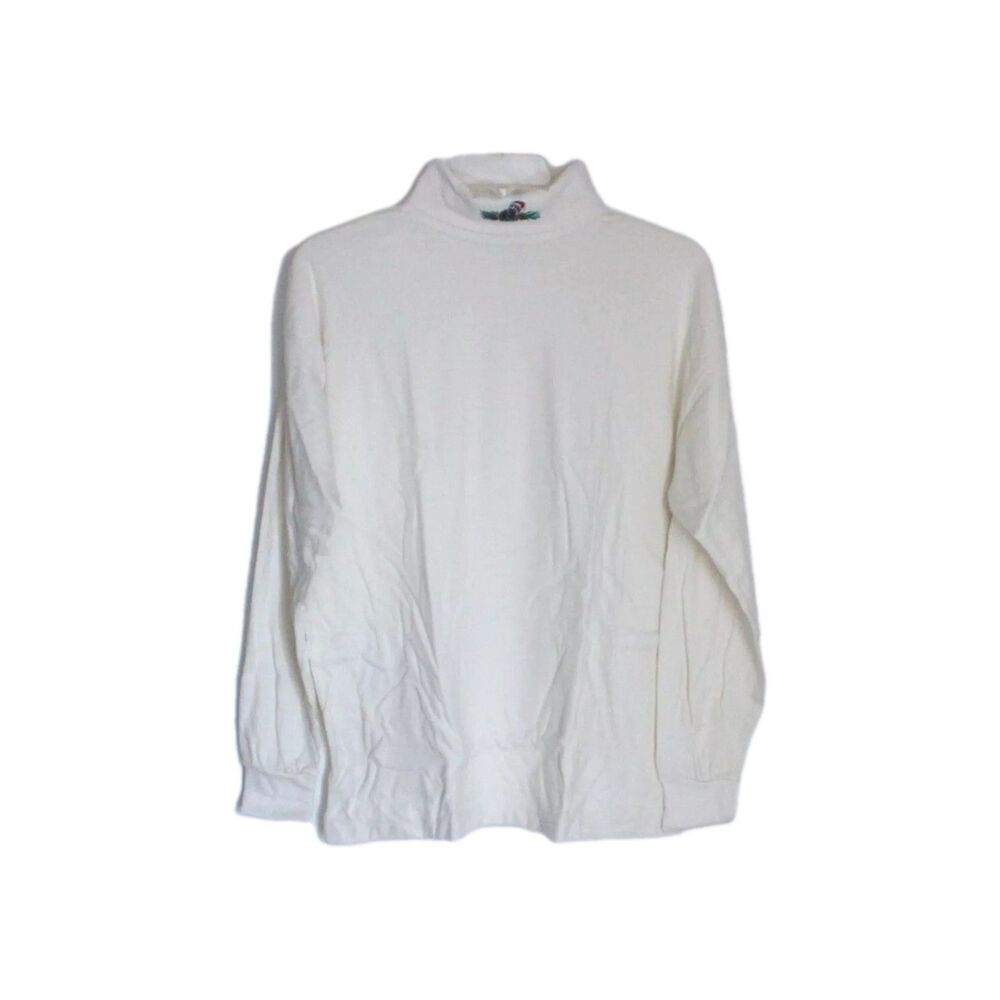 PBJ Turtleneck Long Sleeve Knit Top With Cat on Collar Size 1X